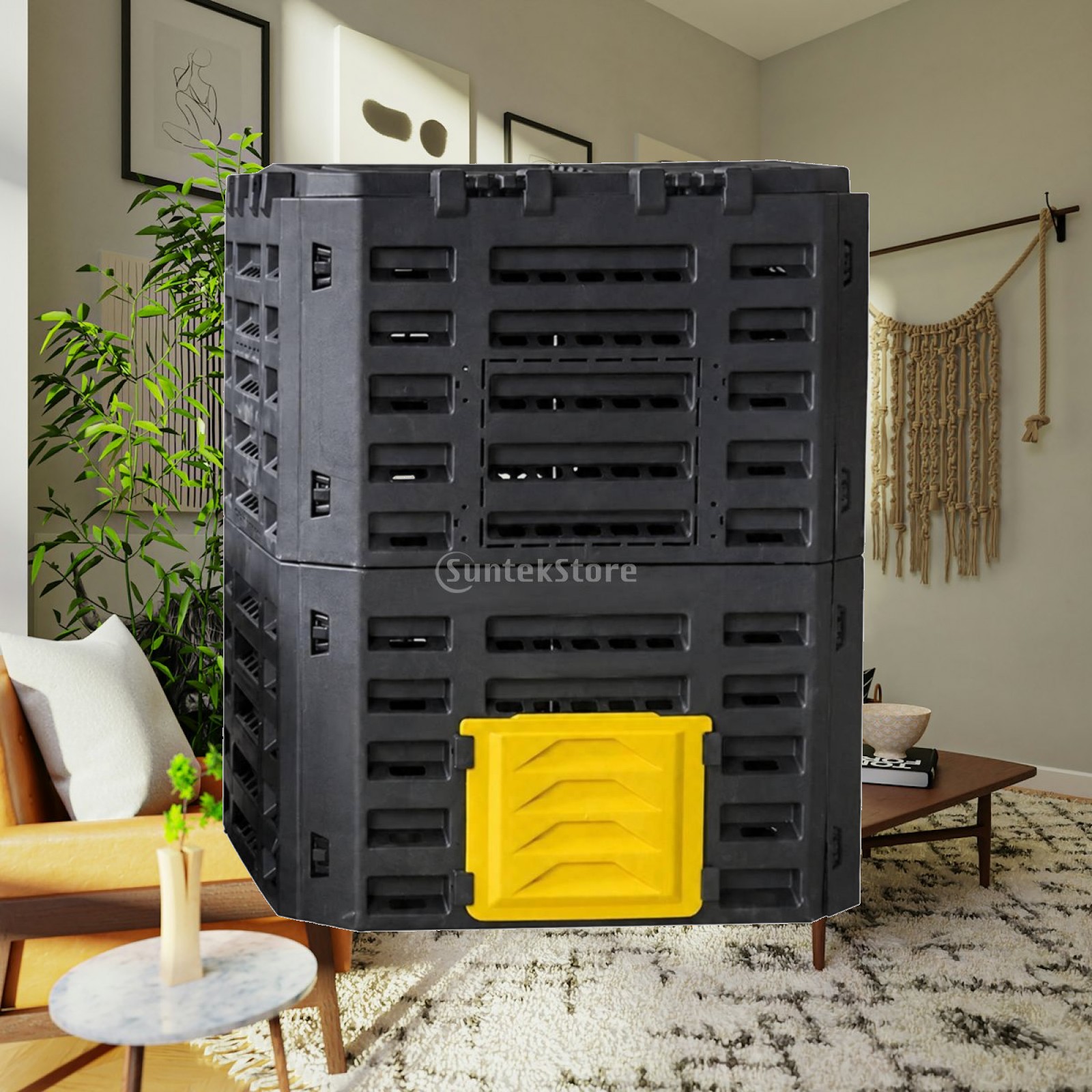Compost Bin - Compostcontainer voor buiten, tuincompostbak met een