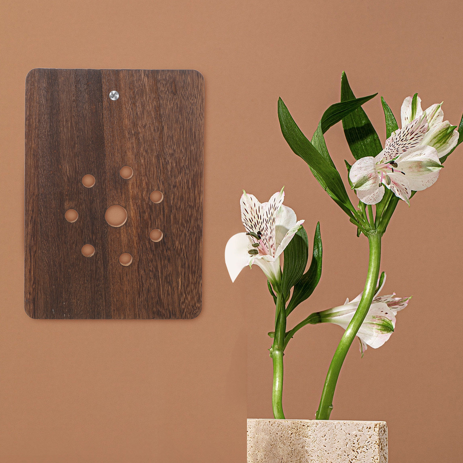 Vertical Planter - Montageplaat voor hertenhorntapijt, in de vorm