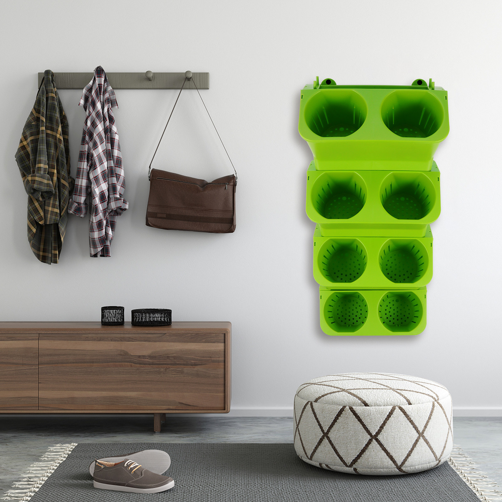 4-delige verticale wandplanter - Self Watering Planter recensie en prijs