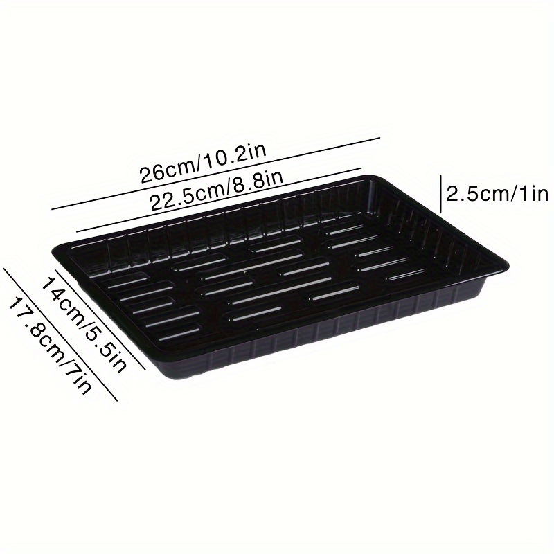 1Pc Duurzaam Zwart PET Plastic - Seed Starter Tray recensie en prijs