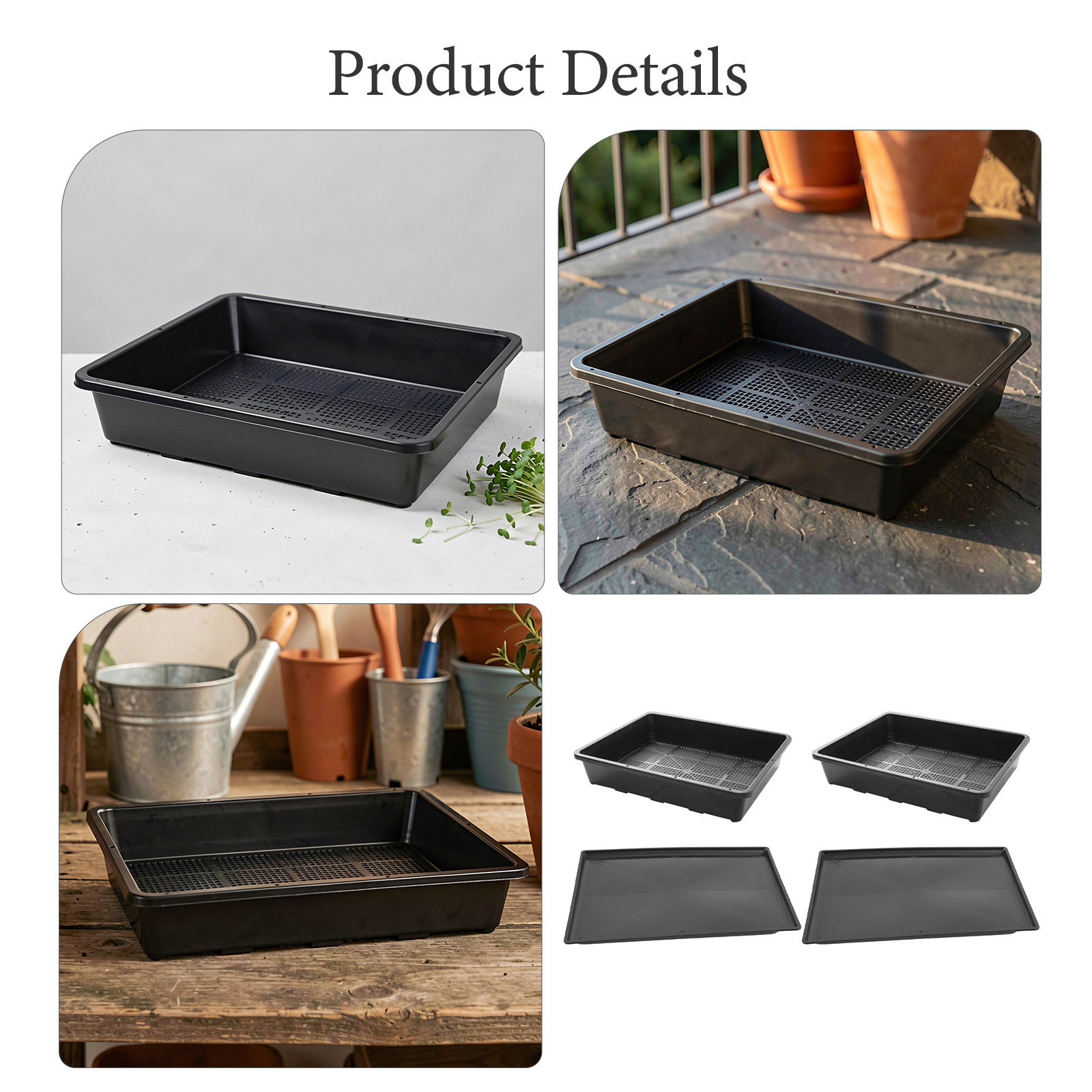 2Set Tuinplantbakken Herbruikb - Seed Starter Tray recensie en prijs