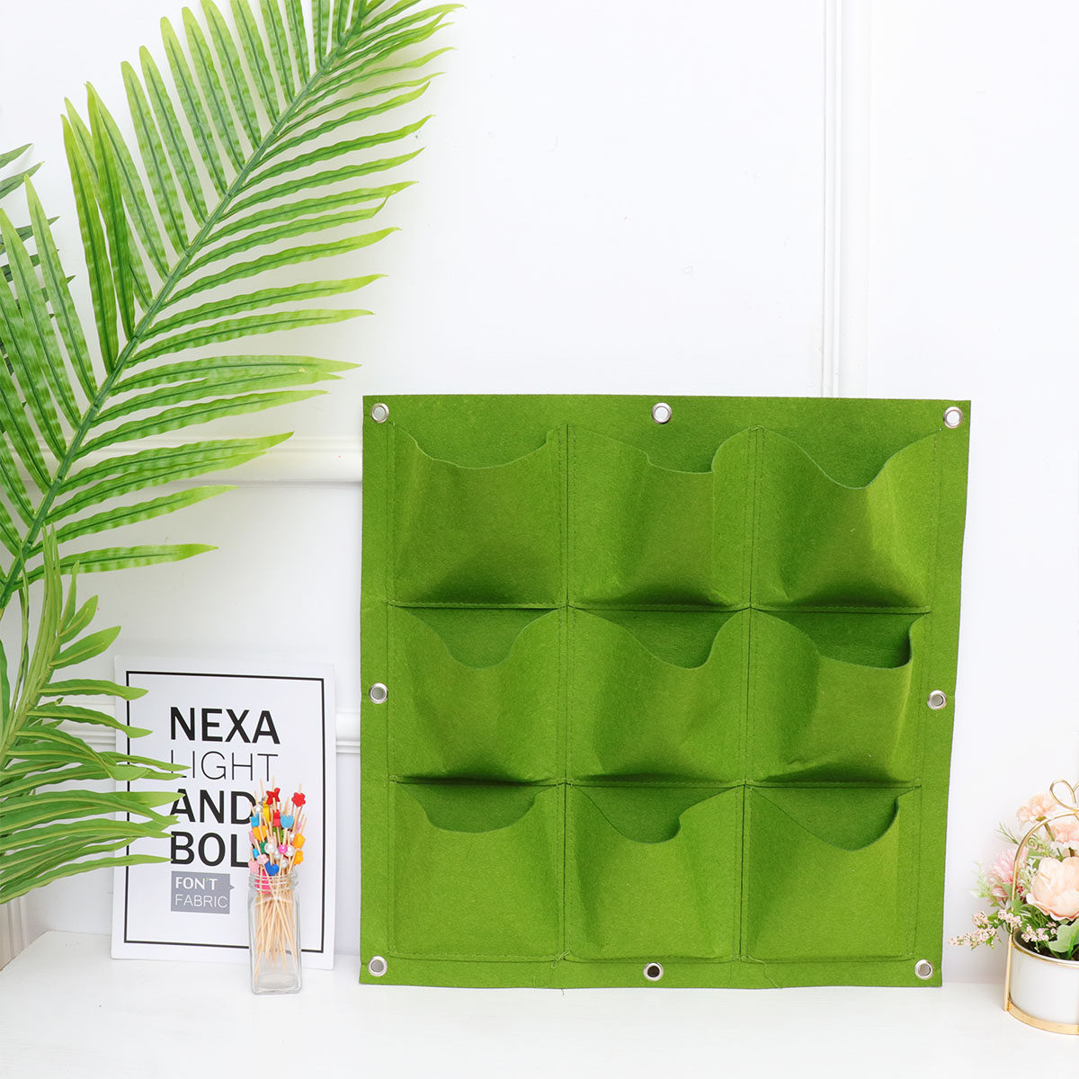 9-vakken wandhangende plantenm - Vertical Planter recensie en prijs