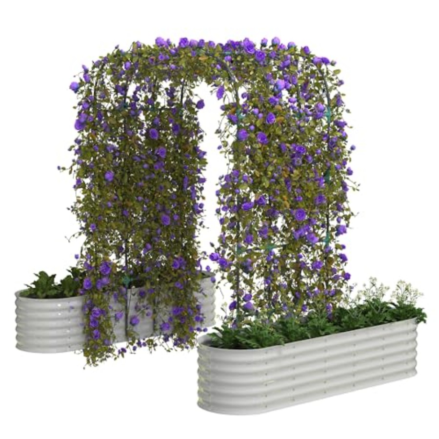 96 cm hoge gegalvaniseerde ver - Vertical Planter recensie en prijs