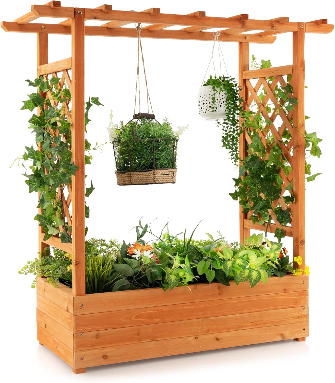 Houten verhoogde plantenbak me - Raised Garden Bed recensie en prijs