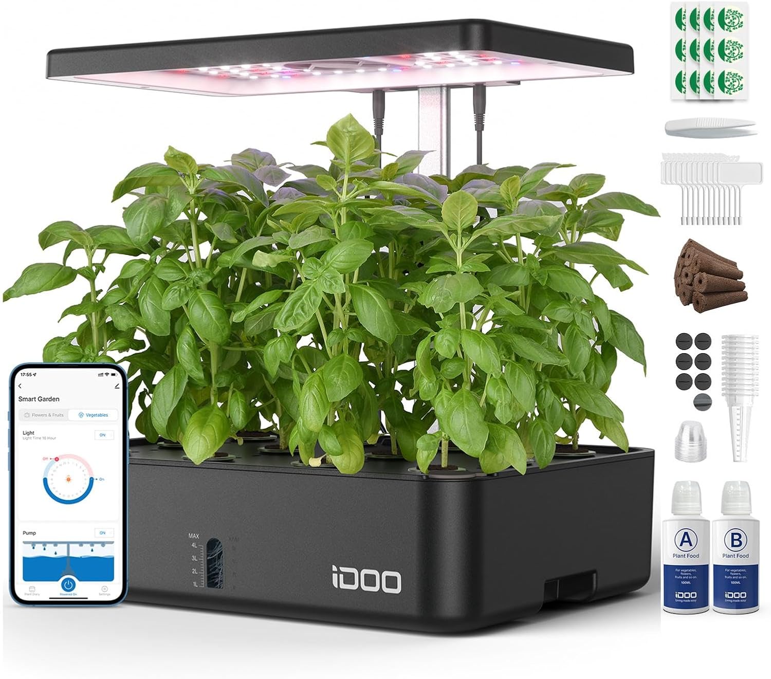 12 Pods WiFi Hydroponisch Kwee - Indoor Herb Garden recensie en prijs