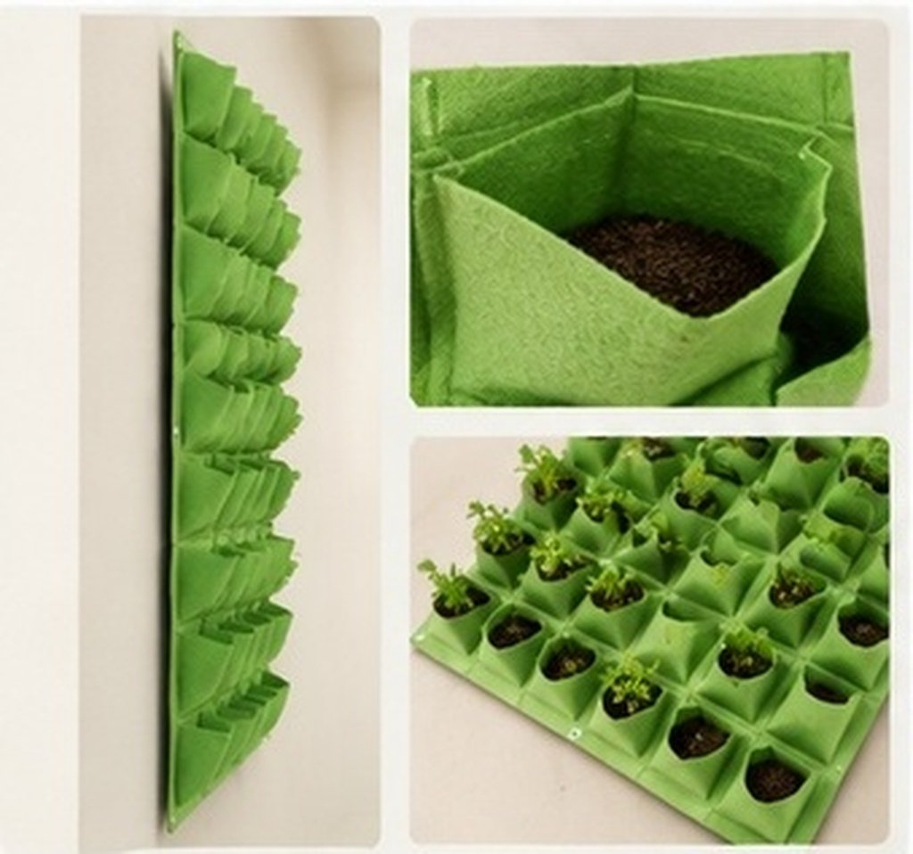 64-zakjes wandmontage plantent - Vertical Planter recensie en prijs
