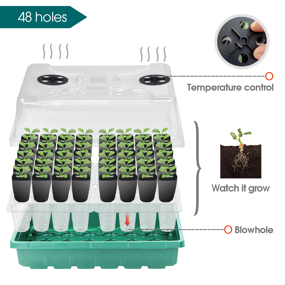 Winter Zaailingen Doos Verwarm - Seed Starter Tray recensie en prijs