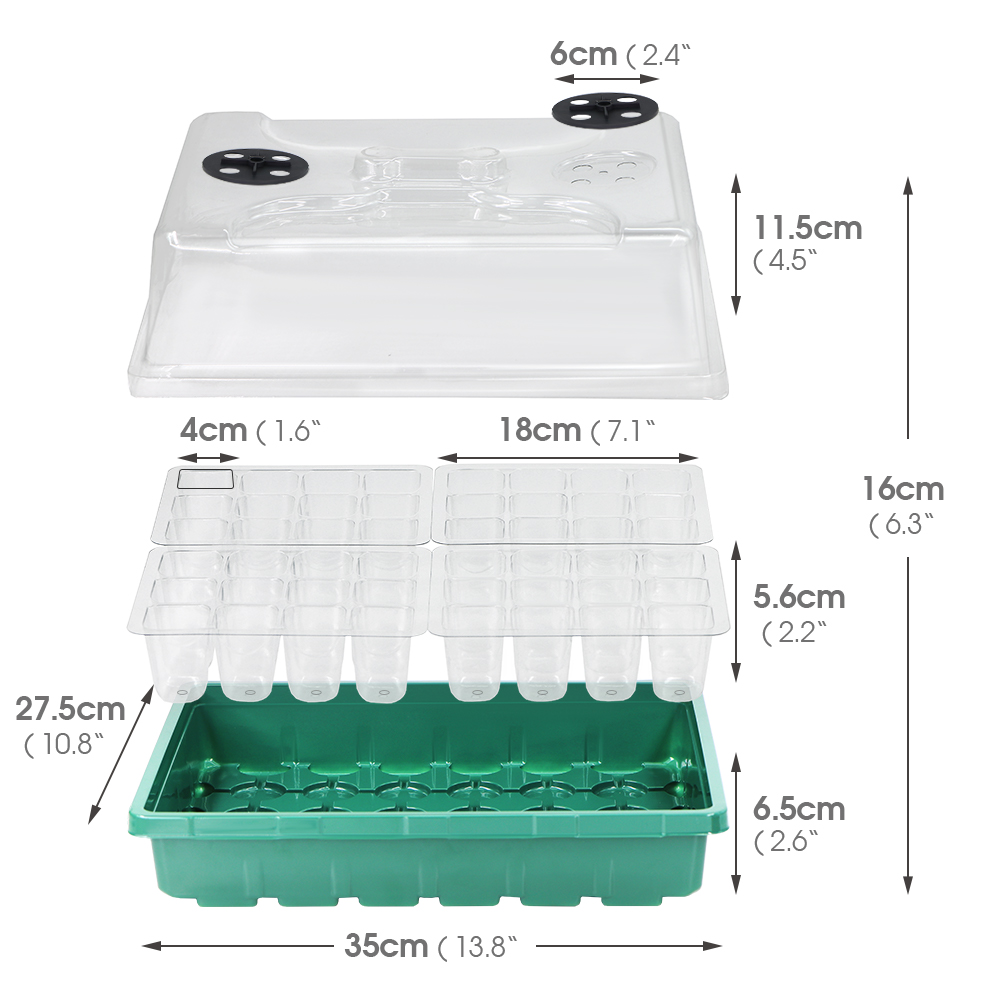 Winter Zaailingen Doos Verwarm - Seed Starter Tray recensie en prijs
